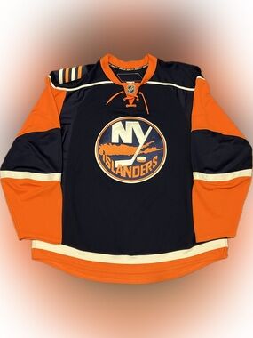 New York Islanders Blank Reebok Edge 1.0 NHL Hockey Jersey Size 56